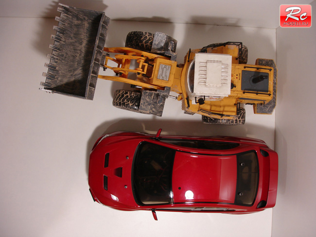Погрузчик Carson и Tamiya Mitsubishi Evolution X
