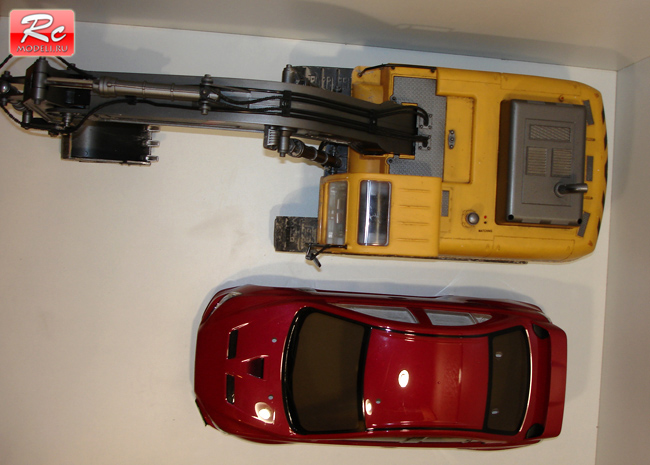 Радиоуправляемый экскаватор Carson и Tamiya Lancer