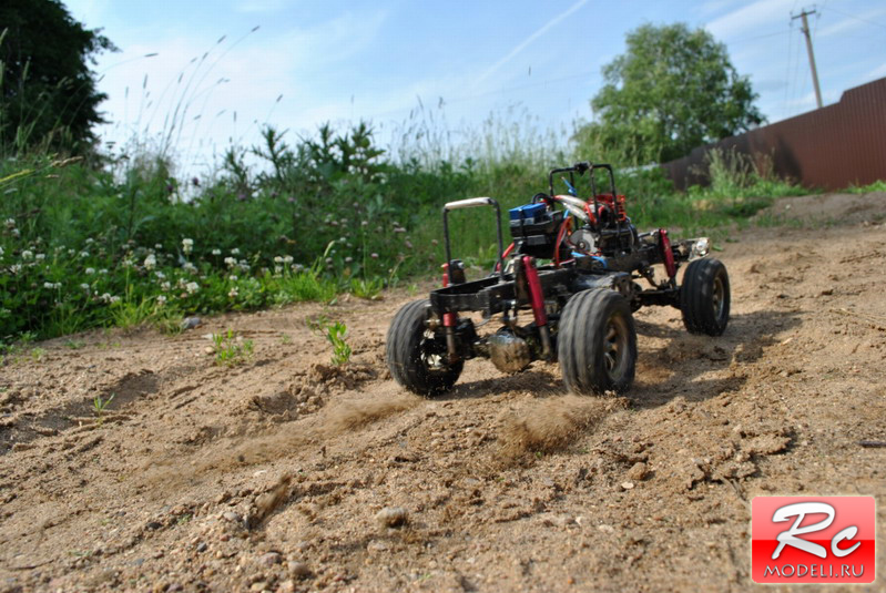 Первый старт электро багги Tamiya Tundra
