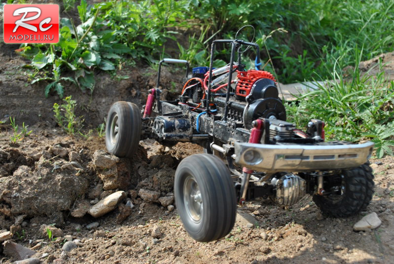 Багги из Tamiya Tundra в горах